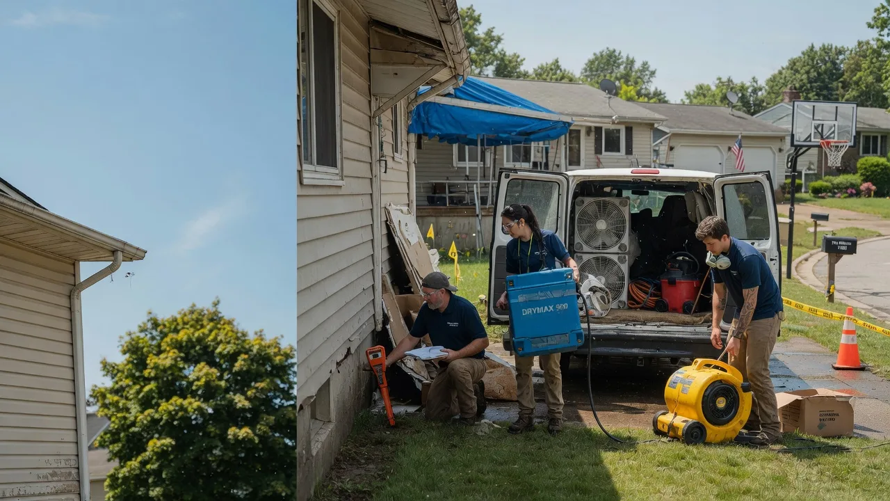 Ceiling Leak Cleanup in Mount Bethel, PA near me